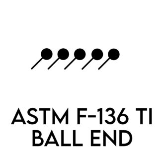 ASTM F-136 Threadless Ball [pack of 5]