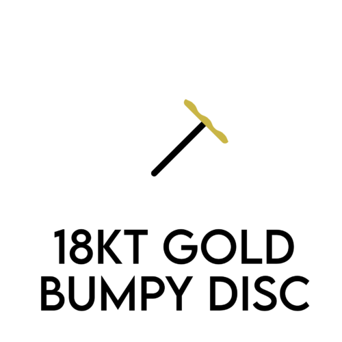 18kt Gold Bumpy